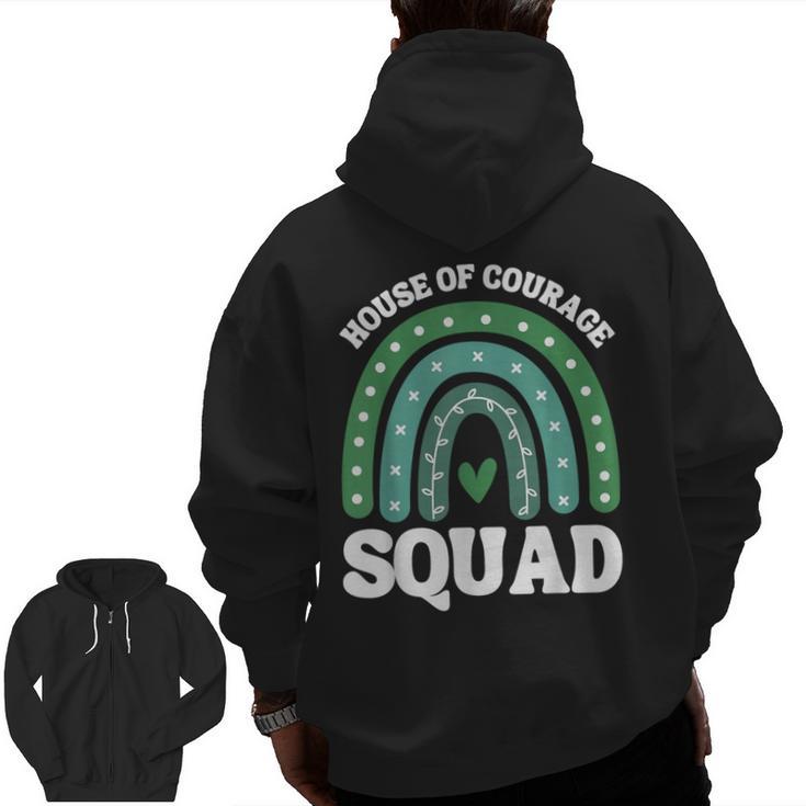 House Of Courage Squad RCA School Teacher Student Tee Men Zip Up Hoodie Back Print