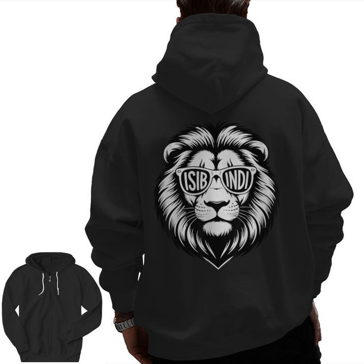 Isibindi House Of Courage RCA School Spirit Teachers Men Zip Up Hoodie Back Print