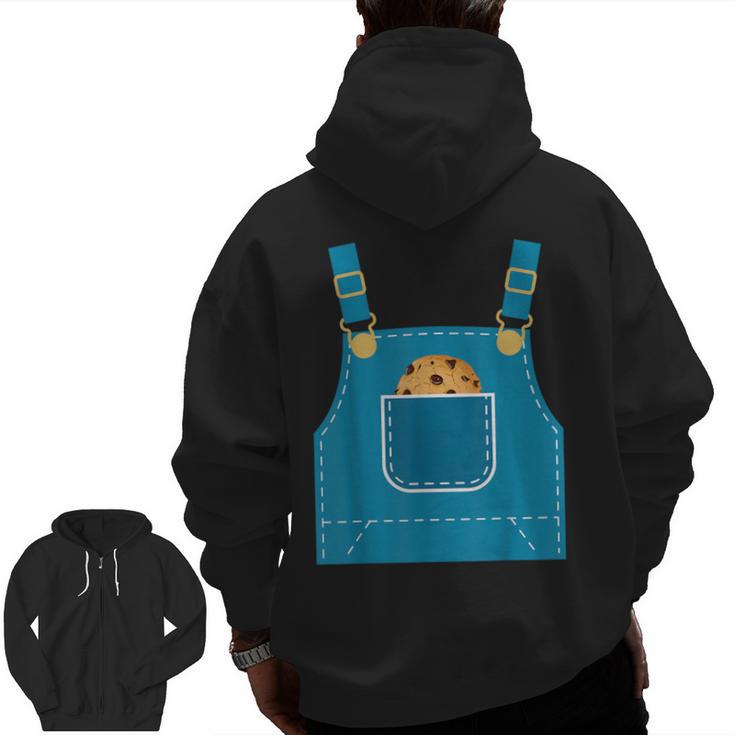 Mouse Halloween Costume Book Cookie Teacher Student Men Zip Up Hoodie Back Print