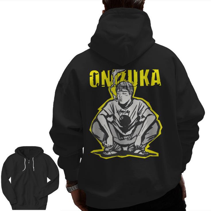 Onizuka Great Teacher Classic Anime Men Zip Up Hoodie Back Print