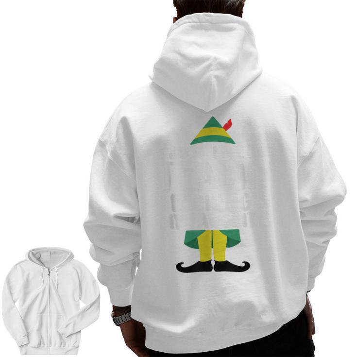 Duble2t I Just Like To Teach Teachings My Favorite Elf Teacher -Adults & -Kids Red Short Sleeve Men Zip Up Hoodie Back Print