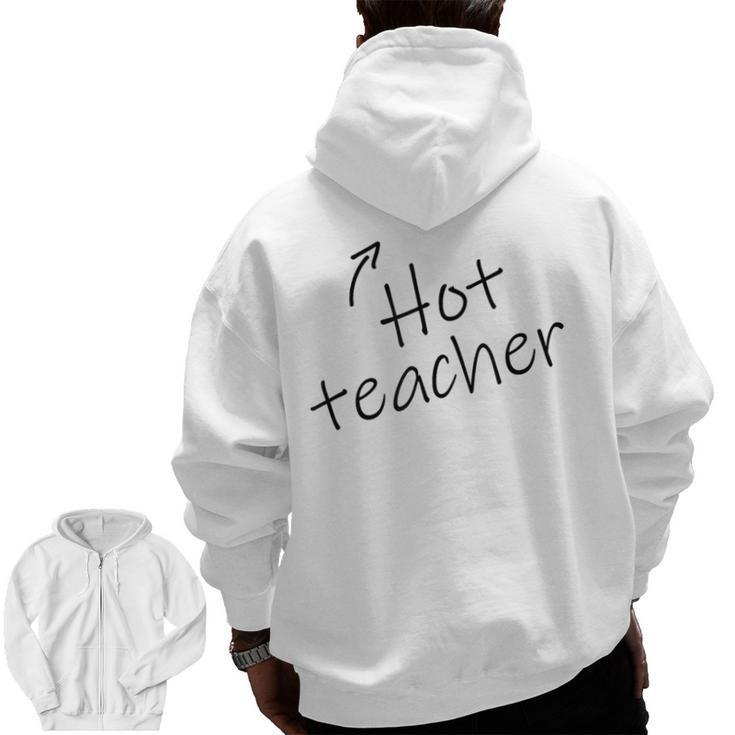 Hot Sexy Teacher Adult Humor Halloween Costume T Shirt Men Zip Up Hoodie Back Print