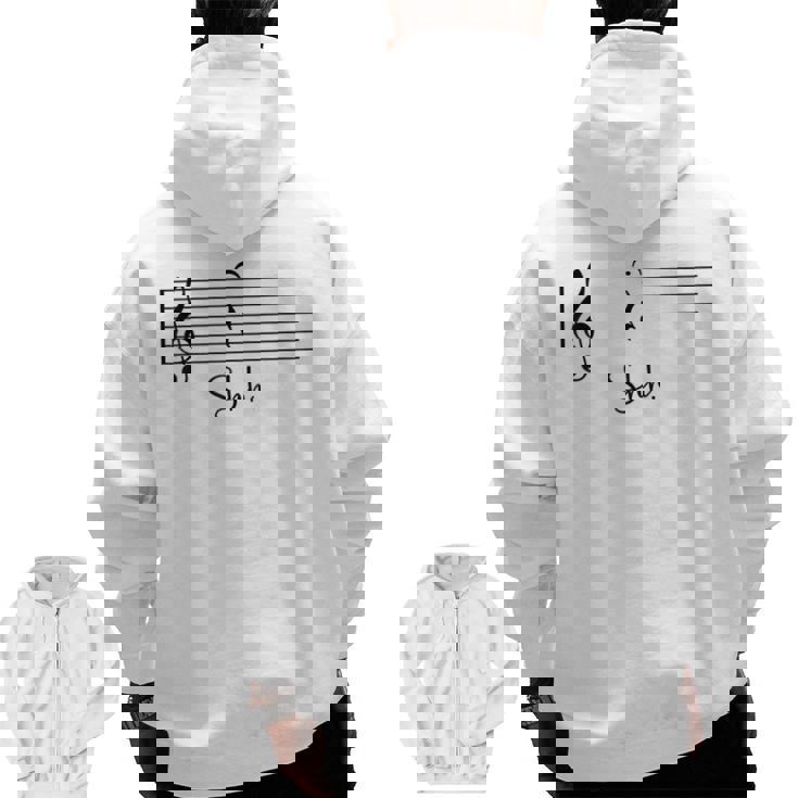 Music Notes Shirt Shh Quarter Fermata Teacher Men Zip Up Hoodie Back Print