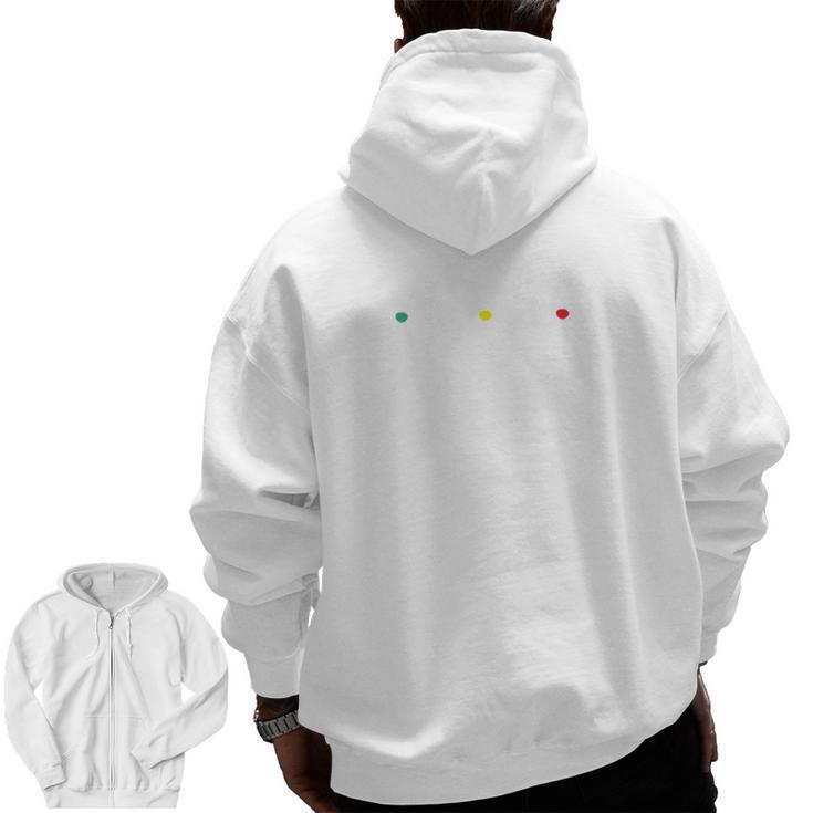 Para Squad I'Ll Be There For You Back To School IEP Teacher Men Zip Up Hoodie Back Print