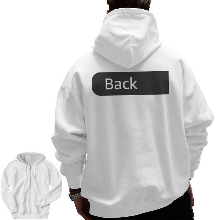 Retro ABCD Teacher Tour Kindergarten Teacher Back To School Men Zip Up Hoodie Back Print