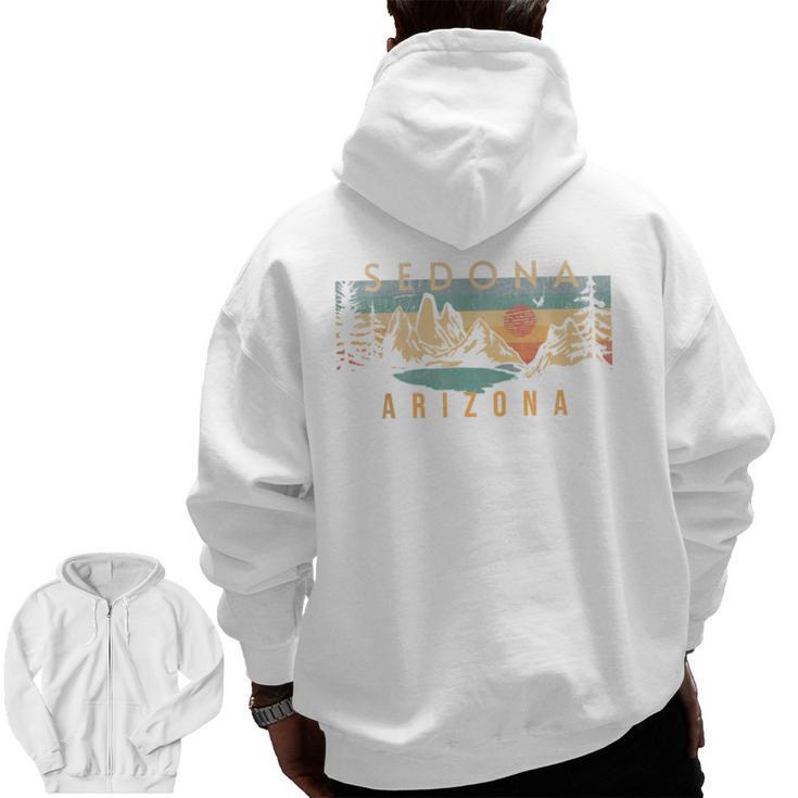 Sedona Men Zip Up Hoodie Back Print