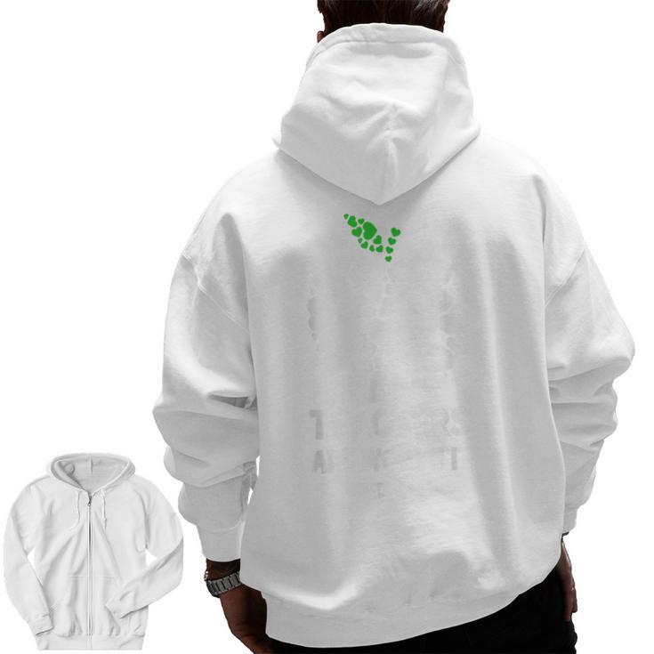 Teachers Are Worth It Red For Ed Men Zip Up Hoodie Back Print