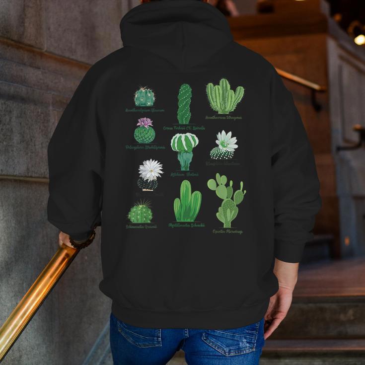 10 Types Of Cactus Succulent Teacher Chart Cactus Lover Tee Men Zip Up Hoodie Back Print, funny gift 10 Types Of Cactus Succulent Teacher Chart Cactus Lover Tee Men Zip Up Hoodie Back Print, funny gift