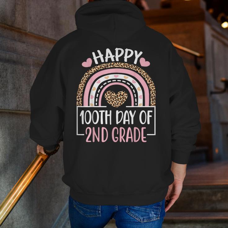 100th Day Of 2nd Grade 100 Days Of School Teacher Men Zip Up Hoodie Back Print, 2nd Grade Teacher Hoodies, funny gift 100th Day Of 2nd Grade 100 Days Of School Teacher Men Zip Up Hoodie Back Print, 2nd Grade Teacher Hoodies, funny gift