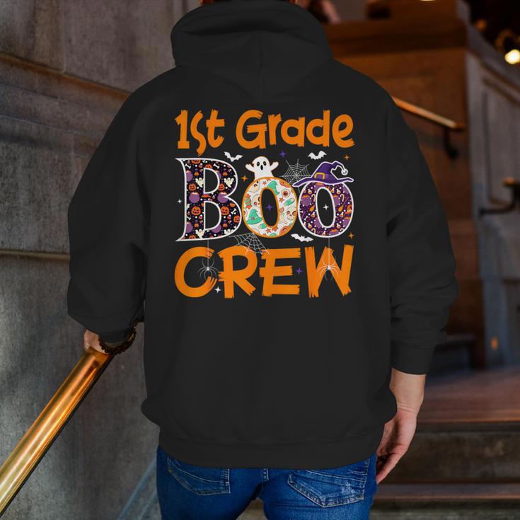 1st Grade Boo Crew First Grade Halloween Teacher Men Zip Up Hoodie Back Print, First Grade Teacher Hoodies, funny gift 1st Grade Boo Crew First Grade Halloween Teacher Men Zip Up Hoodie Back Print, First Grade Teacher Hoodies, funny gift