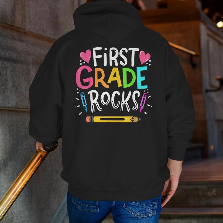 1st Grade Teacher Men Zip Up Hoodie Back Print, funny gift 1st Grade Teacher Men Zip Up Hoodie Back Print, funny gift