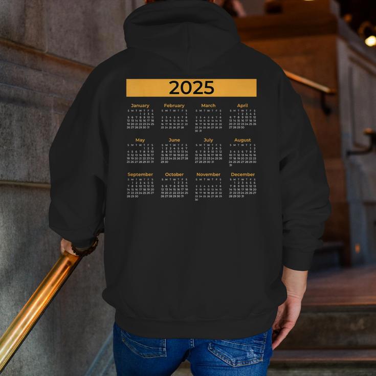 2025 Calendar For Planners Teachers Offices Months Men Zip Up Hoodie Back Print, funny gift 2025 Calendar For Planners Teachers Offices Months Men Zip Up Hoodie Back Print, funny gift