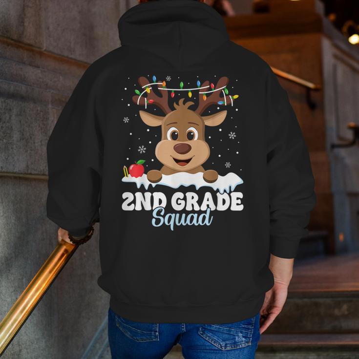 2nd Grade Teacher Christmas Second Grade Squad Reindeer Xmas For Men Women Kids Men Zip Up Hoodie Back Print, 2nd Grade Teacher Hoodies, funny gift 2nd Grade Teacher Christmas Second Grade Squad Reindeer Xmas For Men Women Kids Men Zip Up Hoodie Back Print, 2nd Grade Teacher Hoodies, funny gift
