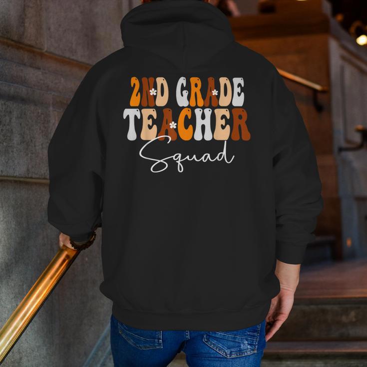 2nd Grade Teacher Squad Cute Women Groovy Fall Autumn Lovers Men Zip Up Hoodie Back Print, Groovy Teacher Hoodies, 2nd Grade Teacher Hoodies, funny gift 2nd Grade Teacher Squad Cute Women Groovy Fall Autumn Lovers Men Zip Up Hoodie Back Print, Groovy Teacher Hoodies, 2nd Grade Teacher Hoodies, funny gift