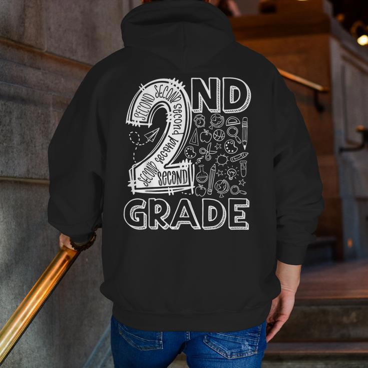 2nd Grade Typography Team 2nd Grade Teacher Back To School Men Zip Up Hoodie Back Print, 2nd Grade Teacher Hoodies, funny gift 2nd Grade Typography Team 2nd Grade Teacher Back To School Men Zip Up Hoodie Back Print, 2nd Grade Teacher Hoodies, funny gift