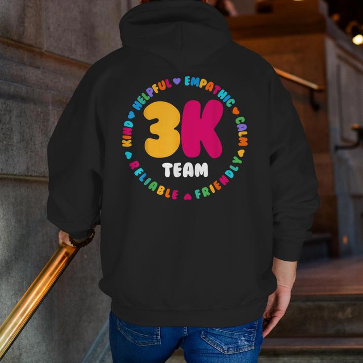 3K Team & Teacher Squad Threes Crew PreK Elementary Team Men Zip Up Hoodie Back Print, funny gift 3K Team & Teacher Squad Threes Crew PreK Elementary Team Men Zip Up Hoodie Back Print, funny gift
