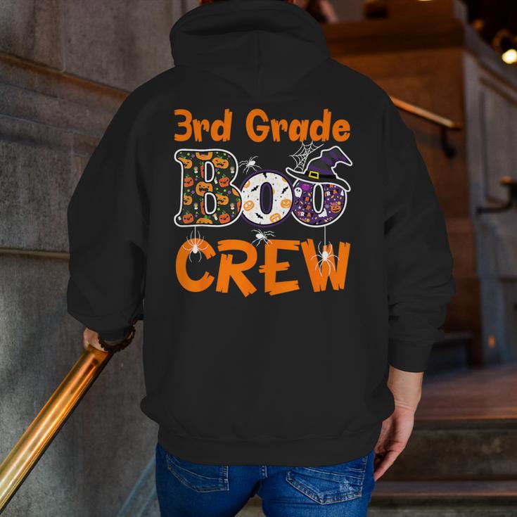 3rd Grade Boo Crew Halloween Teachers Students Costume Men Zip Up Hoodie Back Print, funny gift 3rd Grade Boo Crew Halloween Teachers Students Costume Men Zip Up Hoodie Back Print, funny gift