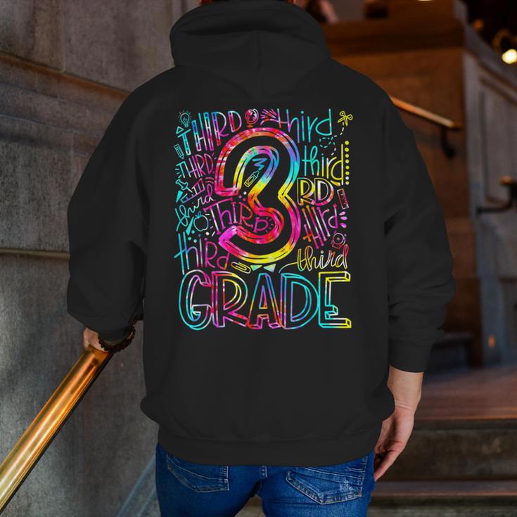 3rd Grade Typography Team Third Grade Teacher Back To School Men Zip Up Hoodie Back Print, funny gift 3rd Grade Typography Team Third Grade Teacher Back To School Men Zip Up Hoodie Back Print, funny gift