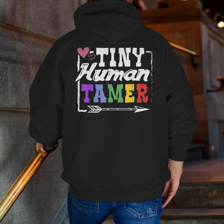 4 Teachers Or Parents Tiny Human Tamer Tee T-Shirt Men Zip Up Hoodie Back Print, funny gift 4 Teachers Or Parents Tiny Human Tamer Tee T-Shirt Men Zip Up Hoodie Back Print, funny gift