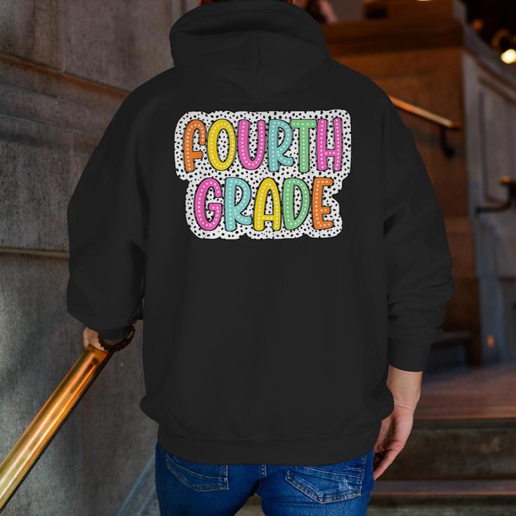 4th Grade Back To School Dalmatian Dots Teacher Student Men Zip Up Hoodie Back Print, 4th Grade Teacher Hoodies, funny gift 4th Grade Back To School Dalmatian Dots Teacher Student Men Zip Up Hoodie Back Print, 4th Grade Teacher Hoodies, funny gift