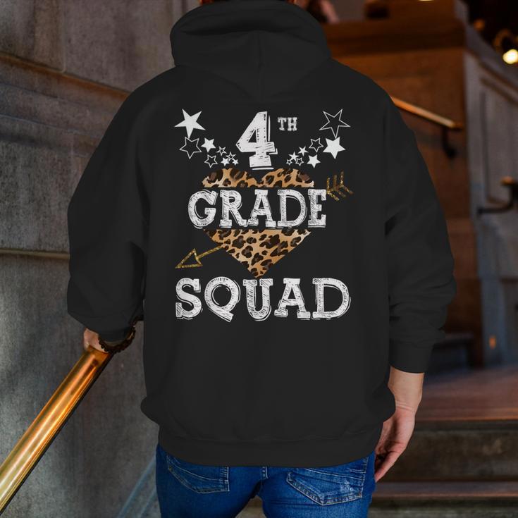 4th Grade Squad Star Team Leopard Teacher Crew Student Men Women Girls Kids Men Zip Up Hoodie Back Print, 4th Grade Teacher Hoodies, funny gift 4th Grade Squad Star Team Leopard Teacher Crew Student Men Women Girls Kids Men Zip Up Hoodie Back Print, 4th Grade Teacher Hoodies, funny gift