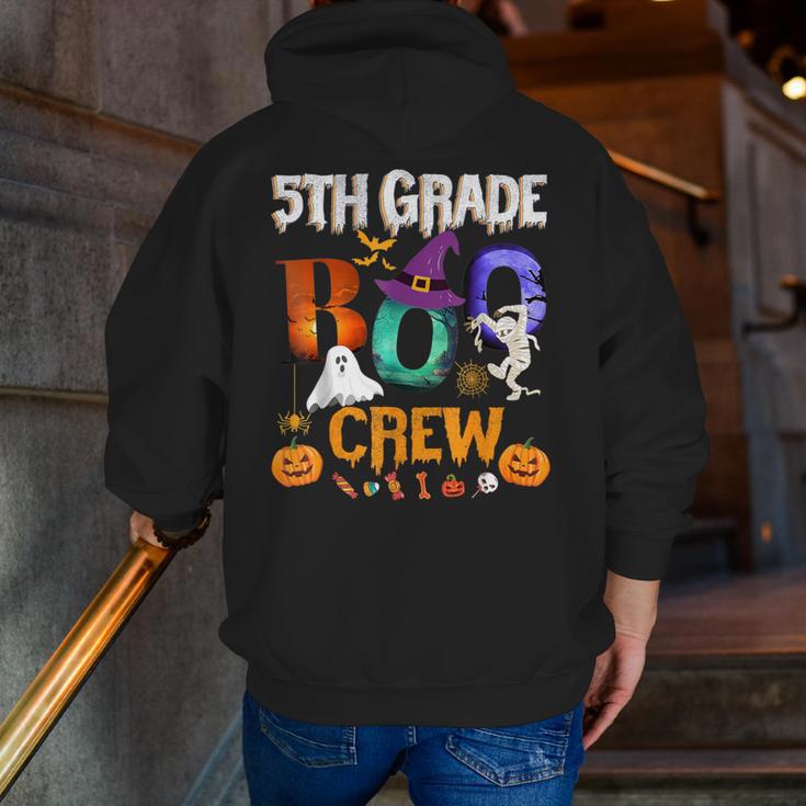 5th Grade Boo Crew Teacher Student Halloween Costume For Men Women Kids Men Zip Up Hoodie Back Print, funny gift 5th Grade Boo Crew Teacher Student Halloween Costume For Men Women Kids Men Zip Up Hoodie Back Print, funny gift