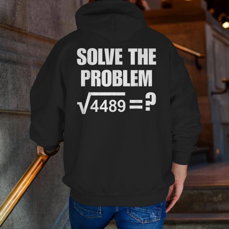 67 Meme Math Six Seven Teacher Brainrot Joke Men Zip Up Hoodie Back Print, funny gift