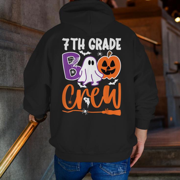 7th Grade Boo Crew Teacher Student Halloween Costume Men Zip Up Hoodie Back Print, funny gift 7th Grade Boo Crew Teacher Student Halloween Costume Men Zip Up Hoodie Back Print, funny gift