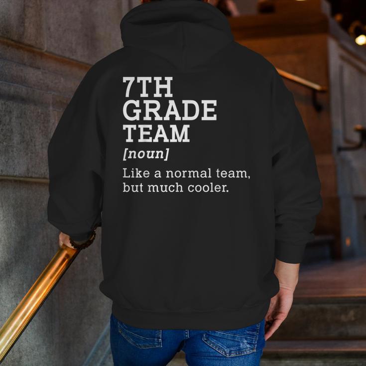 7th Grade Team Back To School Teacher Seventh Grade Team Men Zip Up Hoodie Back Print, funny gift 7th Grade Team Back To School Teacher Seventh Grade Team Men Zip Up Hoodie Back Print, funny gift