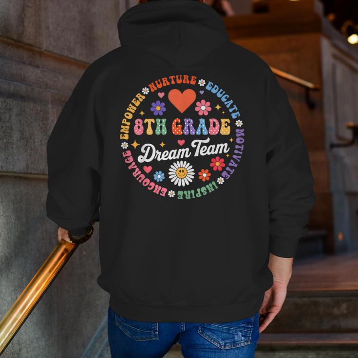 8th Grade Dream Team Eighth Grade Teacher Kid Back To School Men Zip Up Hoodie Back Print, funny gift 8th Grade Dream Team Eighth Grade Teacher Kid Back To School Men Zip Up Hoodie Back Print, funny gift