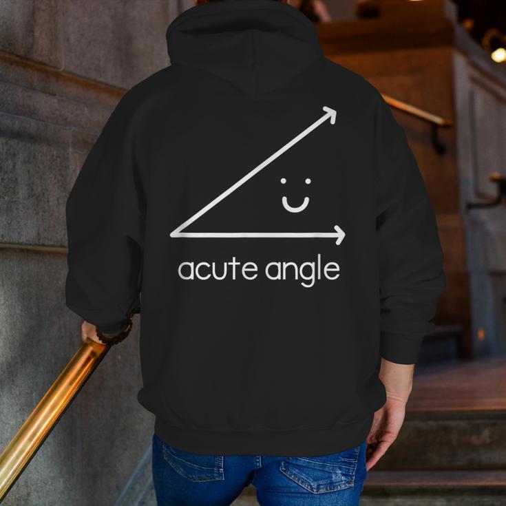 Acute Angle Cute Math Teacher Men Zip Up Hoodie Back Print, funny gift Acute Angle Cute Math Teacher Men Zip Up Hoodie Back Print, funny gift