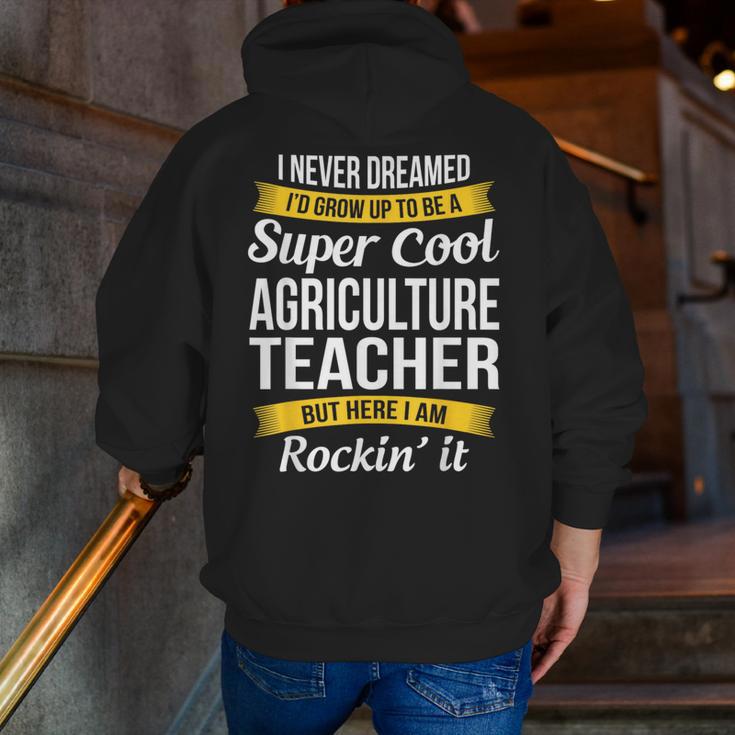 Agriculture Teacher Appreciation AG Teacher Men Zip Up Hoodie Back Print, funny gift Agriculture Teacher Appreciation AG Teacher Men Zip Up Hoodie Back Print, funny gift