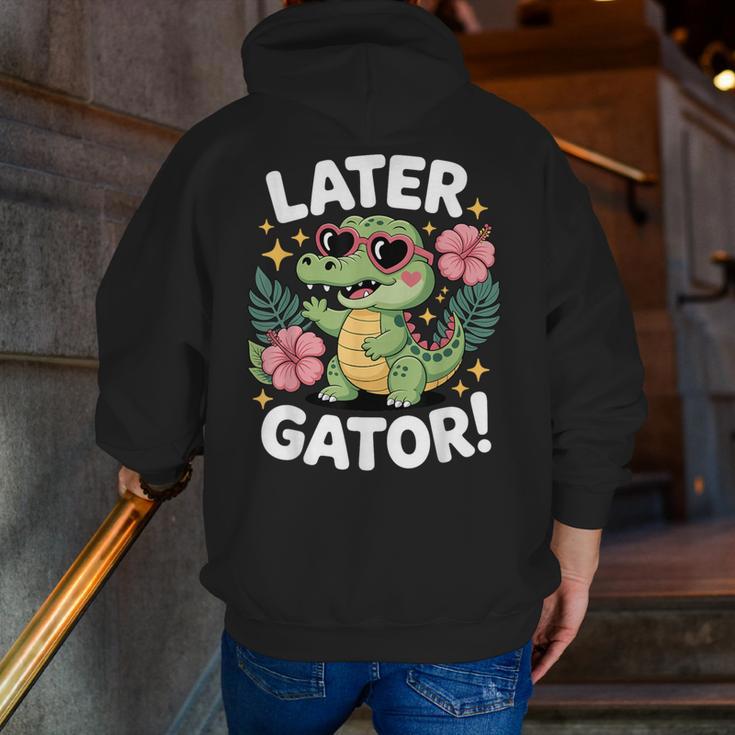 Alligator Later Gator Teacher Summer Last Day Fun Men Zip Up Hoodie Back Print, funny gift Alligator Later Gator Teacher Summer Last Day Fun Men Zip Up Hoodie Back Print, funny gift