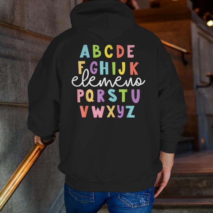 Alphabet ABC Elemeno Teacher Student Back To School Men Zip Up Hoodie Back Print, funny gift Alphabet ABC Elemeno Teacher Student Back To School Men Zip Up Hoodie Back Print, funny gift