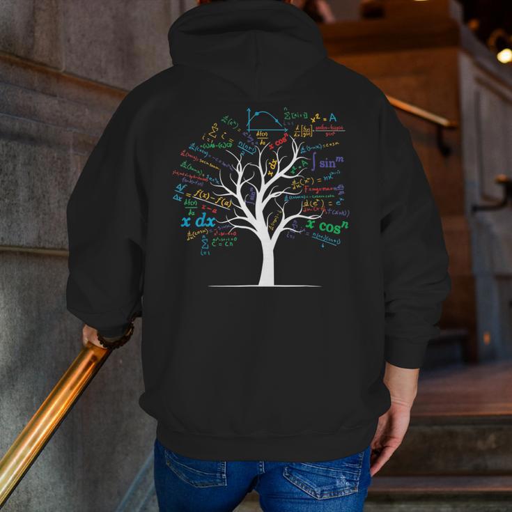 AP Calculus Algebra Tree Math Teacher Nerd Geek Men Zip Up Hoodie Back Print, funny gift