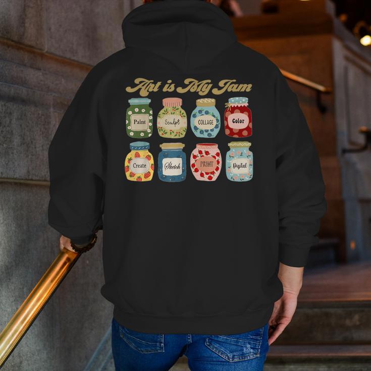 Art Is My Jam Art Teacher Specials Team Steam Teacher Men Zip Up Hoodie Back Print, funny gift Art Is My Jam Art Teacher Specials Team Steam Teacher Men Zip Up Hoodie Back Print, funny gift