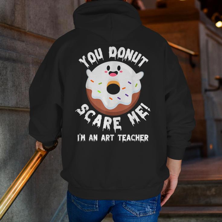 Art Teacher Halloween Donut Lover Costume Kawaii Monster Men Zip Up Hoodie Back Print, funny gift Art Teacher Halloween Donut Lover Costume Kawaii Monster Men Zip Up Hoodie Back Print, funny gift
