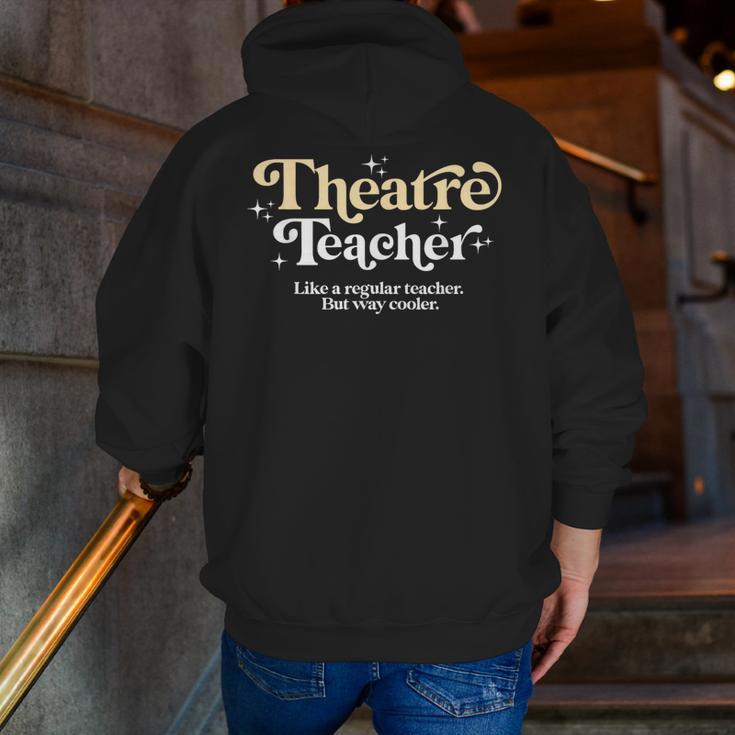Theatre Teacher Back To School Essential Must Have Men Zip Up Hoodie Back Print, funny gift Theatre Teacher Back To School Essential Must Have Men Zip Up Hoodie Back Print, funny gift