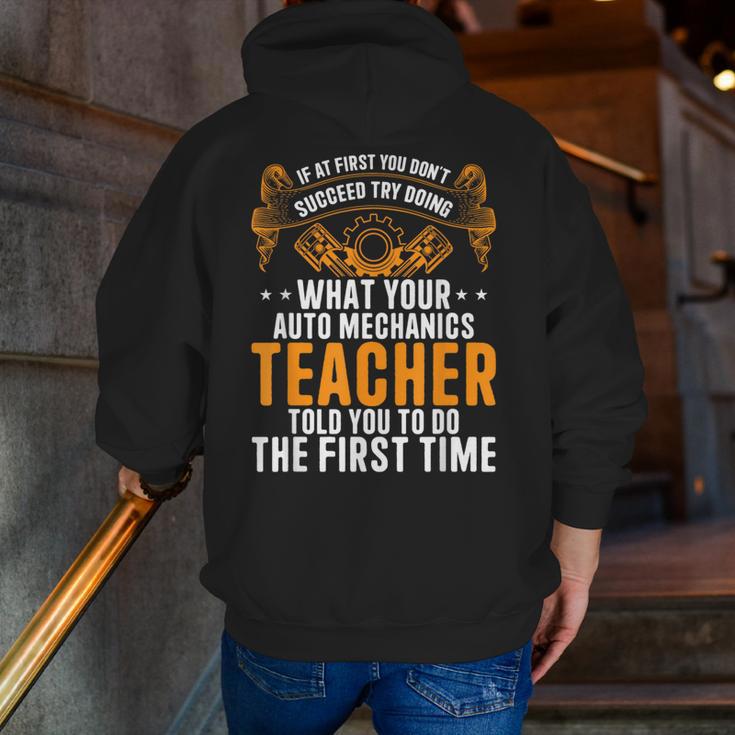 Auto Mechanic Teacher Car Repair Auto Mechanic Men Zip Up Hoodie Back Print, funny gift Auto Mechanic Teacher Car Repair Auto Mechanic Men Zip Up Hoodie Back Print, funny gift