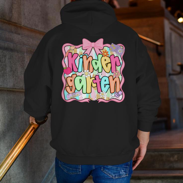 Back To School Kindergarten Preppy Teacher Girl Men Zip Up Hoodie Back Print, funny gift Back To School Kindergarten Preppy Teacher Girl Men Zip Up Hoodie Back Print, funny gift