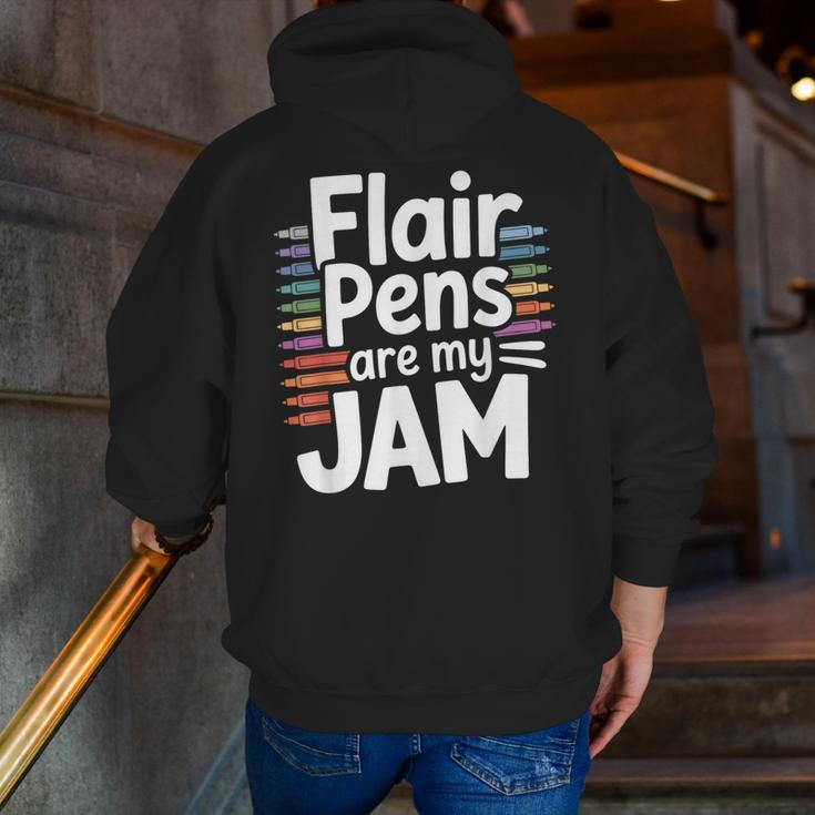 Back To School Teacher Flair Pens Are My Jam Men Zip Up Hoodie Back Print, funny gift Back To School Teacher Flair Pens Are My Jam Men Zip Up Hoodie Back Print, funny gift
