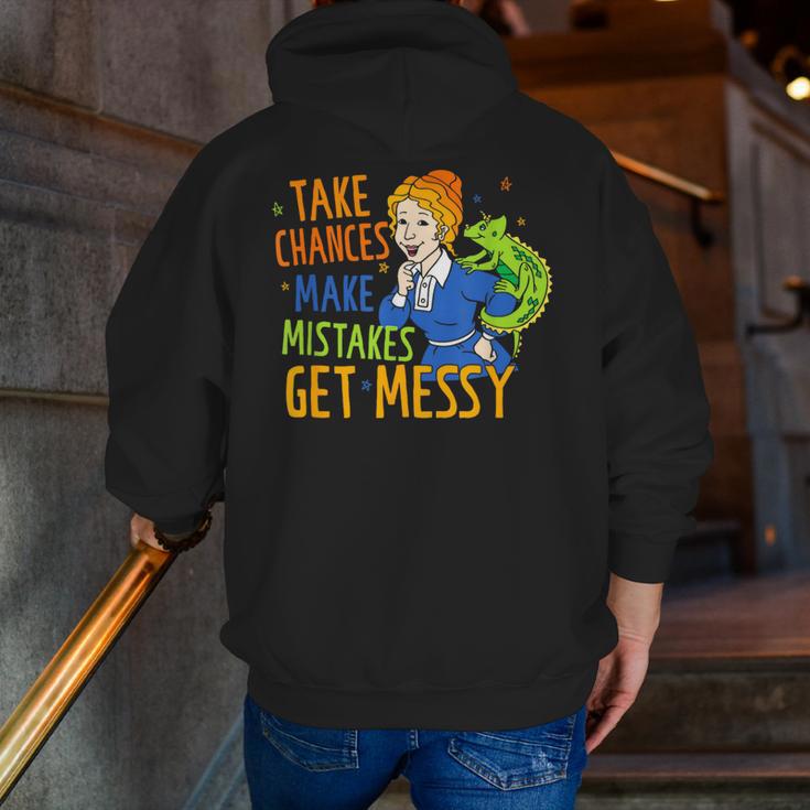 Beauty Teacher Take Chances Make Mistakes Get Messy Men Zip Up Hoodie Back Print, funny gift Beauty Teacher Take Chances Make Mistakes Get Messy Men Zip Up Hoodie Back Print, funny gift