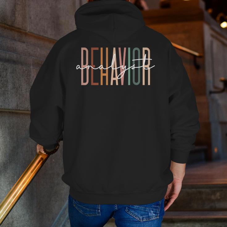 Behavior Analyst Teacher Squad Technician Therapist Analysis Men Zip Up Hoodie Back Print, funny gift Behavior Analyst Teacher Squad Technician Therapist Analysis Men Zip Up Hoodie Back Print, funny gift