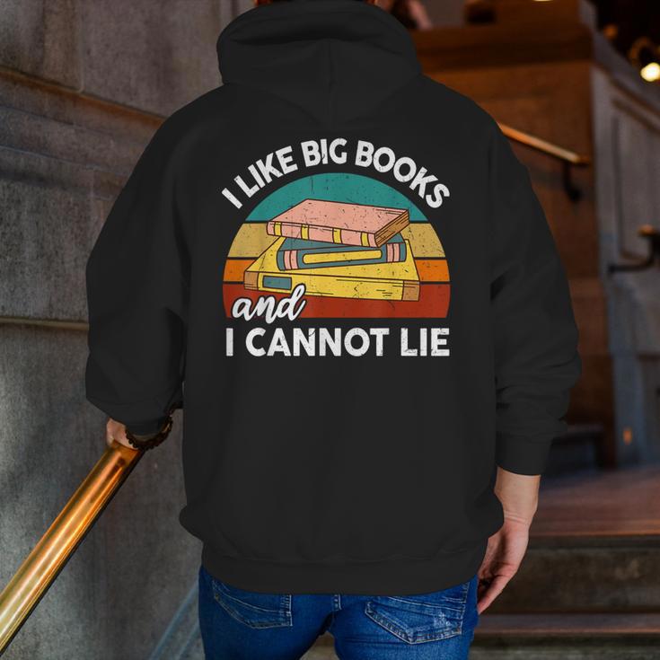 I Like Big Books Cannot Lie Librarian Reading Teacher Men Zip Up Hoodie Back Print, funny gift I Like Big Books Cannot Lie Librarian Reading Teacher Men Zip Up Hoodie Back Print, funny gift
