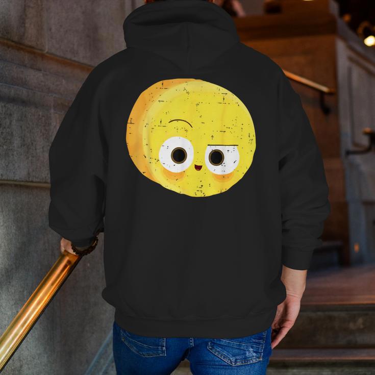 The Big Cheese Good Egg Teacher Halloween Costume Food Group Men Zip Up Hoodie Back Print, funny gift