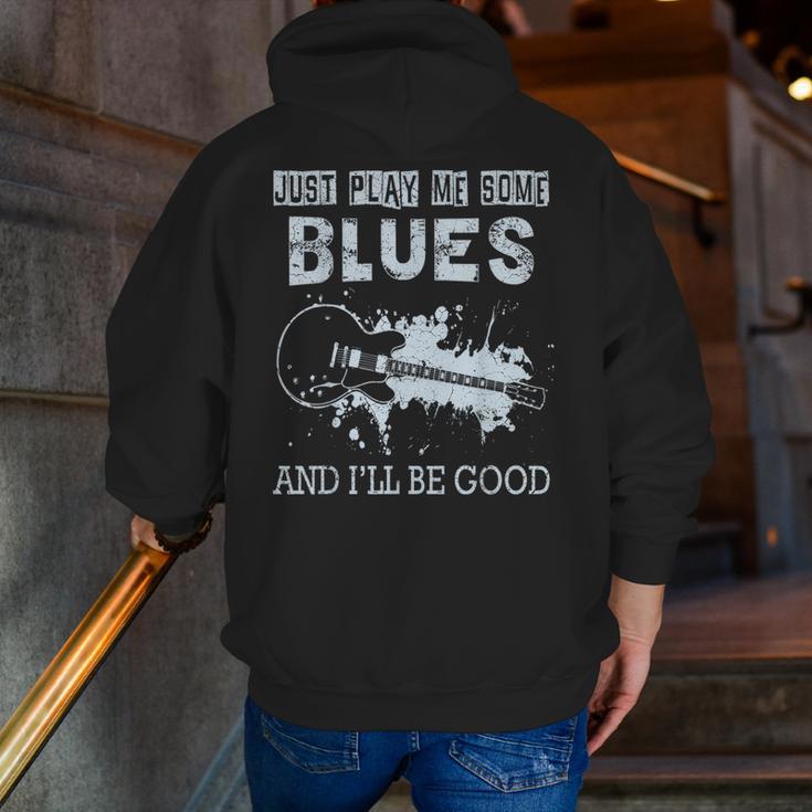 Blues Music Band Lover Vintage Guitar Teacher Blues Men Zip Up Hoodie Back Print, funny gift Blues Music Band Lover Vintage Guitar Teacher Blues Men Zip Up Hoodie Back Print, funny gift