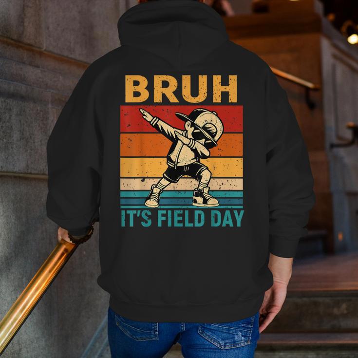 Bruh It's Field Day Teacher Happy Field Day Dabbing Boy Men Zip Up Hoodie Back Print, funny gift Bruh It's Field Day Teacher Happy Field Day Dabbing Boy Men Zip Up Hoodie Back Print, funny gift