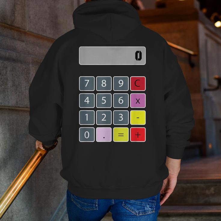 Calculator Math Teacher Halloween Costumes Women Men Adults Men Zip Up Hoodie Back Print, funny gift Calculator Math Teacher Halloween Costumes Women Men Adults Men Zip Up Hoodie Back Print, funny gift