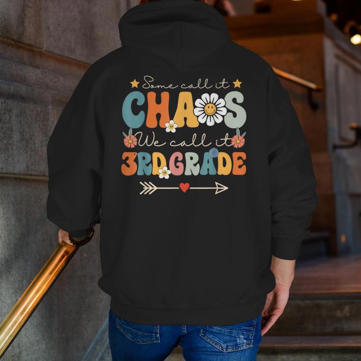 Some Call It Chaos We Call It 3rd Grade Third Grade Teachers Men Women Kids Men Zip Up Hoodie Back Print, funny gift Some Call It Chaos We Call It 3rd Grade Third Grade Teachers Men Women Kids Men Zip Up Hoodie Back Print, funny gift