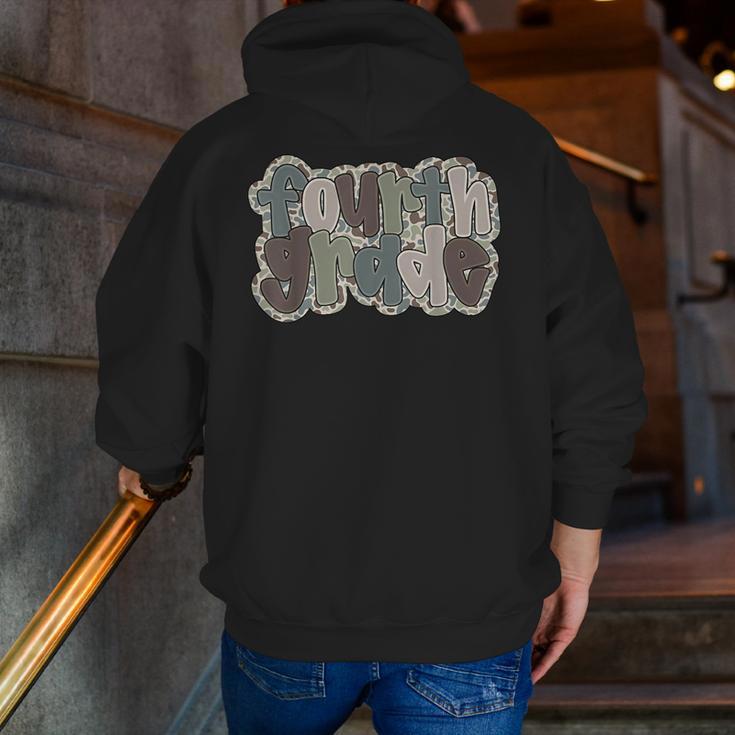 Camo Team 4th Grade Squad Back To School Teacher Kids Boys Men Zip Up Hoodie Back Print, 4th Grade Teacher Hoodies, funny gift Camo Team 4th Grade Squad Back To School Teacher Kids Boys Men Zip Up Hoodie Back Print, 4th Grade Teacher Hoodies, funny gift